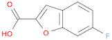 2-Benzofurancarboxylic acid, 6-fluoro-