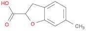 2-Benzofurancarboxylic acid, 2,3-dihydro-6-methyl-