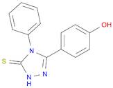 3H-1,2,4-Triazole-3-thione, 2,4-dihydro-5-(4-hydroxyphenyl)-4-phenyl-