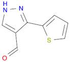 1H-Pyrazole-4-carboxaldehyde, 3-(2-thienyl)-