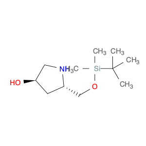 3-Pyrrolidinol, 5-[[[(1,1-dimethylethyl)dimethylsilyl]oxy]methyl]-, (3R,5S)-