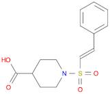 4-Piperidinecarboxylic acid, 1-[[(1E)-2-phenylethenyl]sulfonyl]-