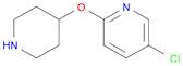 Pyridine, 5-chloro-2-(4-piperidinyloxy)-