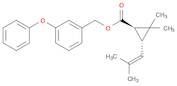 Cyclopropanecarboxylic acid, 2,2-dimethyl-3-(2-methyl-1-propen-1-yl)-, (3-phenoxyphenyl)methyl e...