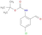 Carbamic acid, (4-chloro-2-formylphenyl)-, 1,1-dimethylethyl ester (9CI)