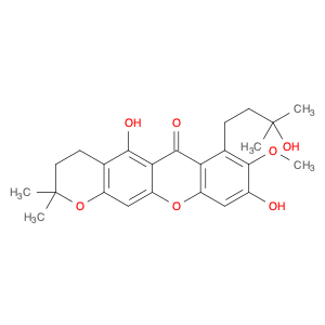 2H,6H-Pyrano[3,2-b]xanthen-6-one, 3,4-dihydro-5,9-dihydroxy-7-(3-hydroxy-3-methylbutyl)-8-methoxy-…