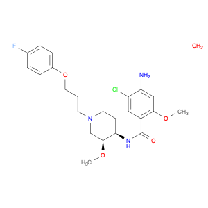 Benzamide, 4-amino-5-chloro-N-[(3R,4S)-1-[3-(4-fluorophenoxy)propyl]-3-methoxy-4-piperidinyl]-2-me…