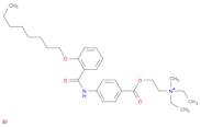 Ethanaminium, N,N-diethyl-N-methyl-2-[[4-[[2-(octyloxy)benzoyl]amino]benzoyl]oxy]-, bromide (1:1)