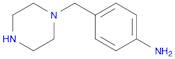 Benzenamine, 4-(1-piperazinylmethyl)-