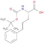 4-Pentenoic acid, 2-[[(1,1-dimethylethoxy)carbonyl]amino]-5-phenyl-, (2S)-