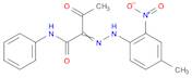 Butanamide, 2-[(4-methyl-2-nitrophenyl)hydrazono]-3-oxo-N-phenyl- (9CI)