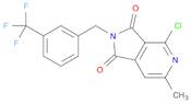 1H-Pyrrolo[3,4-c]pyridine-1,3(2H)-dione, 4-chloro-6-methyl-2-[[3-(trifluoromethyl)phenyl]methyl]-