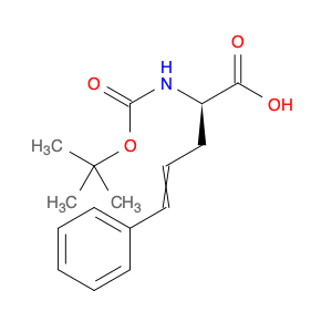 4-Pentenoic acid, 2-[[(1,1-dimethylethoxy)carbonyl]amino]-5-phenyl-, (2R)-