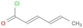 2,4-Hexadienoyl chloride, (2E,4E)-