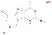 6H-Purin-6-one, 2-amino-1,9-dihydro-9-[(2-hydroxyethoxy)methyl]-, sodium salt, hydrate (1:1:2)