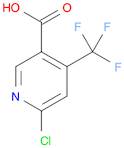 3-Pyridinecarboxylic acid, 6-chloro-4-(trifluoromethyl)-