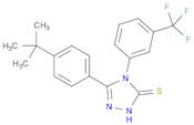 3H-1,2,4-Triazole-3-thione, 5-[4-(1,1-dimethylethyl)phenyl]-2,4-dihydro-4-[3-(trifluoromethyl)phen…