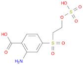 Benzoic acid, 2-amino-4-[[2-(sulfooxy)ethyl]sulfonyl]-