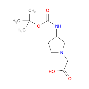 1-Pyrrolidineacetic acid, 3-[[(1,1-dimethylethoxy)carbonyl]amino]-