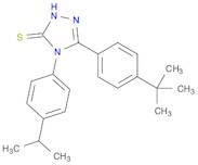 3H-1,2,4-Triazole-3-thione, 5-[4-(1,1-dimethylethyl)phenyl]-2,4-dihydro-4-[4-(1-methylethyl)phen...