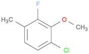 Benzene, 1-chloro-3-fluoro-2-methoxy-4-methyl-