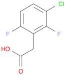 Benzeneacetic acid, 3-chloro-2,6-difluoro-