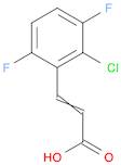 2-Propenoic acid, 3-(2-chloro-3,6-difluorophenyl)-