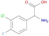 Benzeneacetic acid, α-amino-3-chloro-4-fluoro-