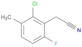 Benzeneacetonitrile, 2-chloro-6-fluoro-3-methyl-