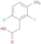 Benzeneacetic acid, 6-chloro-2-fluoro-3-methyl-