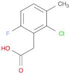 Benzeneacetic acid, 2-chloro-6-fluoro-3-methyl-