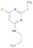 4-Pyrimidinamine, 6-chloro-2-(methylthio)-N-propyl-