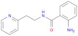 Benzamide, 2-amino-N-[2-(2-pyridinyl)ethyl]-