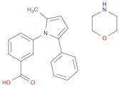 Benzoic acid, m-(2-methyl-5-phenylpyrrol-1-yl)-, compd. with morpholine (1:1) (8CI)