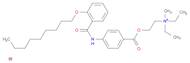 Ethanaminium, N,N-diethyl-N-methyl-2-[[4-[[2-(nonyloxy)benzoyl]amino]benzoyl]oxy]-, bromide (1:1)