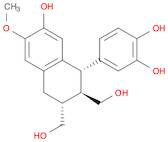 2,3-Naphthalenedimethanol, 1-(3,4-dihydroxyphenyl)-1,2,3,4-tetrahydro-7-hydroxy-6-methoxy-, (1S,2R…