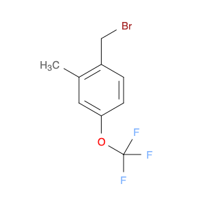 Benzene, 1-(bromomethyl)-2-methyl-4-(trifluoromethoxy)-