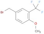 Benzene, 4-(bromomethyl)-1-methoxy-2-(trifluoromethyl)-