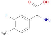 Benzeneacetic acid, α-amino-3-fluoro-4-methyl-