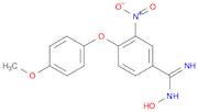 Benzenecarboximidamide, N-hydroxy-4-(4-methoxyphenoxy)-3-nitro-