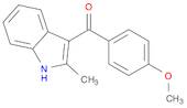 Methanone, (4-methoxyphenyl)(2-methyl-1H-indol-3-yl)-