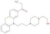 1-Propanone, 1-[10-[3-[4-(2-hydroxyethyl)-1-piperazinyl]propyl]-10H-phenothiazin-2-yl]-