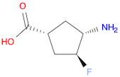 Cyclopentanecarboxylic acid, 3-amino-4-fluoro-, (1R,3S,4S)-