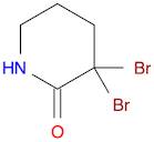 2-Piperidinone, 3,3-dibromo-