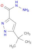 1H-Pyrazole-3-carboxylic acid, 5-(1,1-dimethylethyl)-, hydrazide