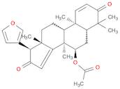 24-Norchola-1,14,20,22-tetraene-3,16-dione, 7-(acetyloxy)-21,23-epoxy-4,4,8-trimethyl-, (5α,7α,13α…