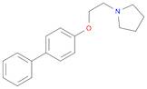 Pyrrolidine, 1-[2-([1,1'-biphenyl]-4-yloxy)ethyl]-