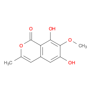 1H-2-Benzopyran-1-one, 6,8-dihydroxy-7-methoxy-3-methyl-