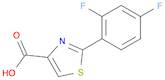 4-Thiazolecarboxylic acid, 2-(2,4-difluorophenyl)-