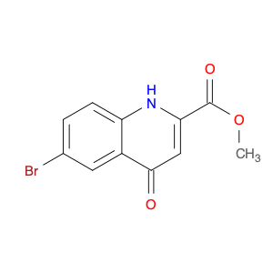 2-Quinolinecarboxylic acid, 6-bromo-1,4-dihydro-4-oxo-, methyl ester